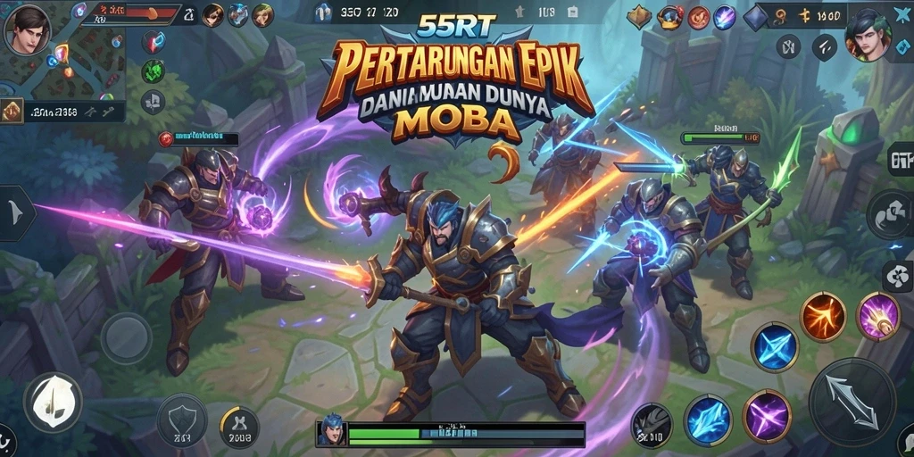 Tangkapan layar dari gameplay seru di 55RT.