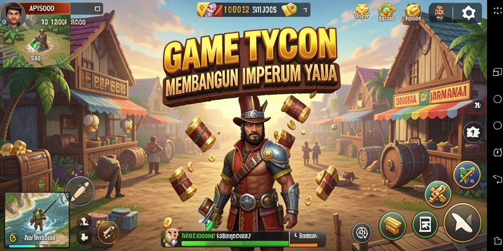 Gameplay seru dalam membangun bisnis di API5000.