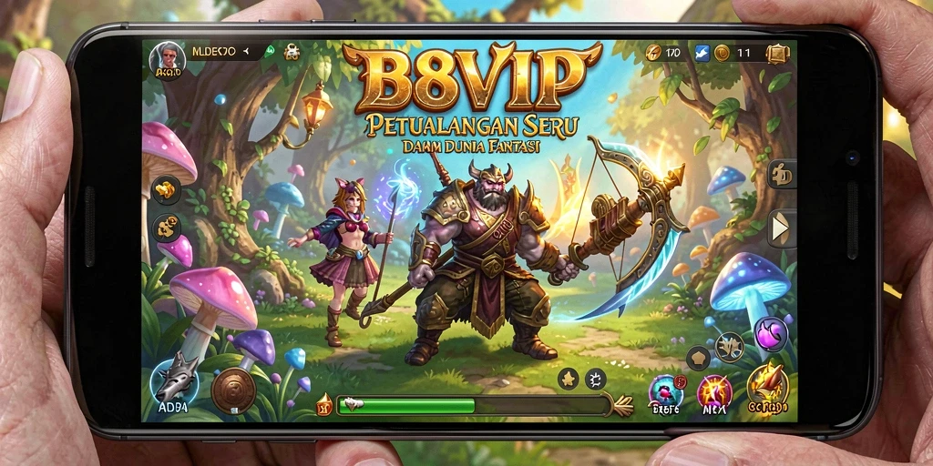 Screenshot B8VIP menampilkan gameplay seru di dunia petualangan.