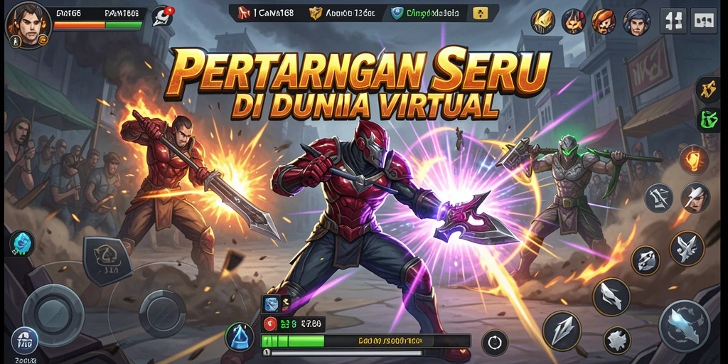 Gameplay seru dan dinamis dalam CANVA168 dengan pertarungan yang menegangkan.