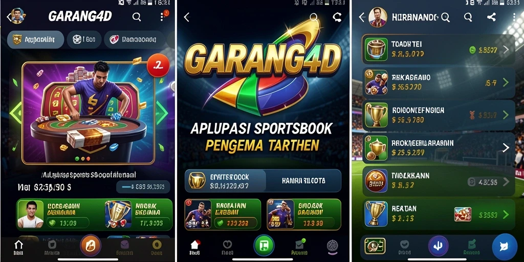 Tampilan gameplay menarik dari fitur taruhan Sportsbook GARANG4D.