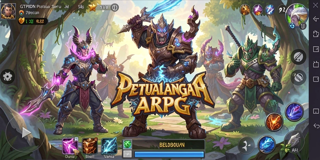 Tampilan gameplay GTPIDN yang menegangkan dan penuh aksi.