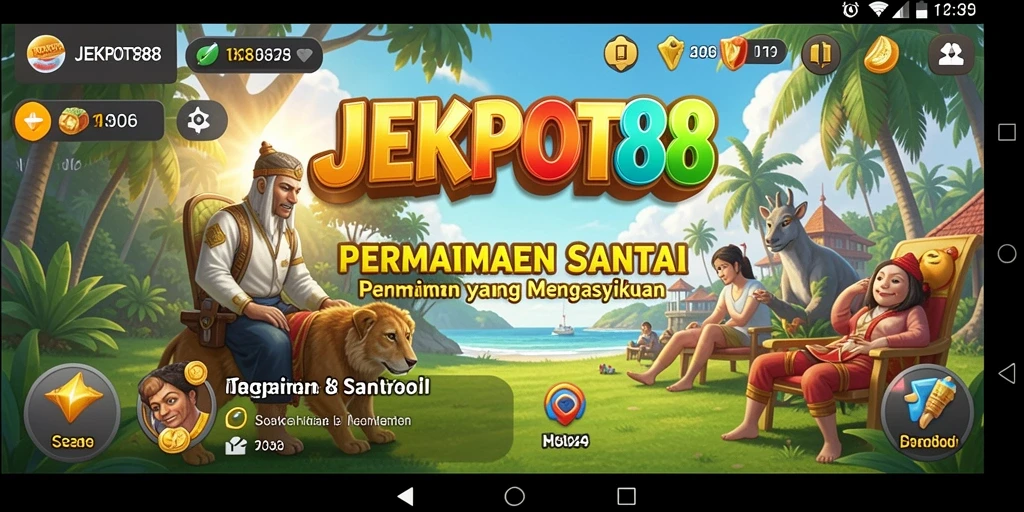 Tampilan gameplay menarik dari JEKPOT88 yang menyenangkan.