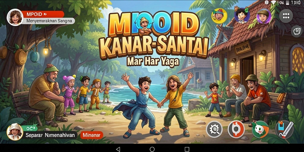 Tampilan menarik dari gameplay MPOID yang menyenangkan.