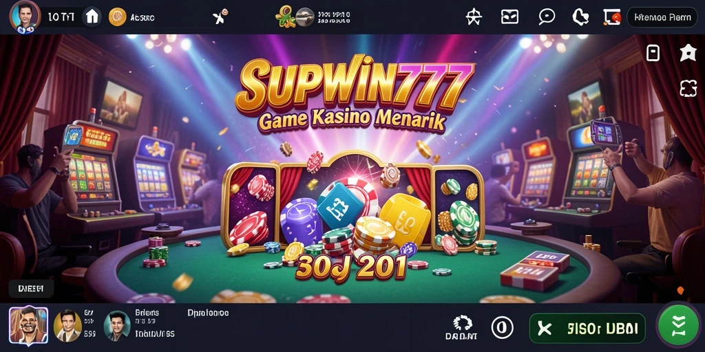 Tampilan gameplay SUPWIN777 yang menarik dan mendebarkan.